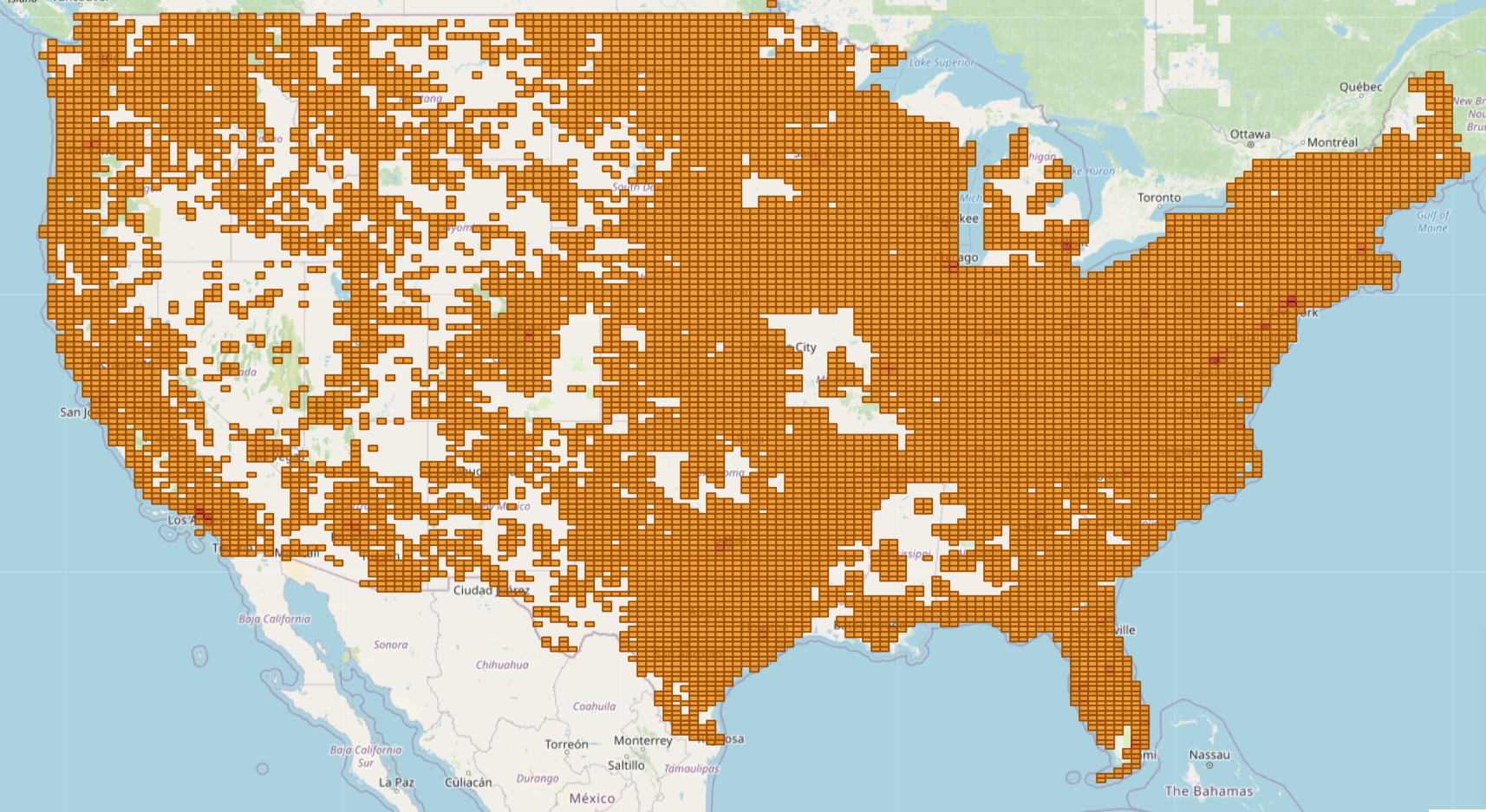 Naurt US coverage